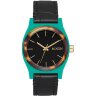 ЧАСЫ  Nixon MEDIUM TIME TELLER LEATHER Green/Mix