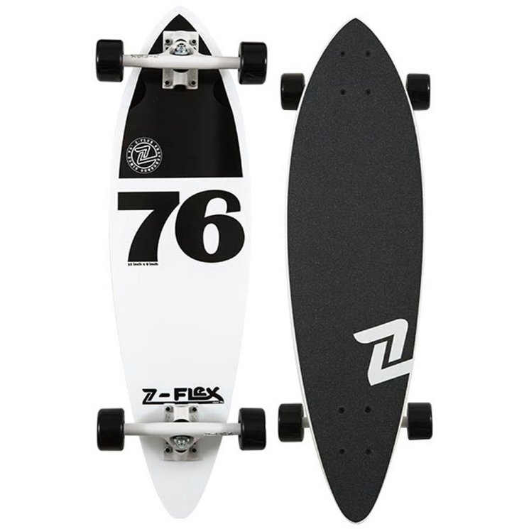КОМПЛЕКТ ЛОНГБОРД  Z-Flex MINI PIN 76 WHITE BLACK