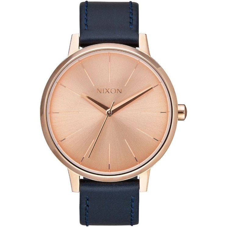 ЧАСЫ  Nixon Kensington Leather ROSE GOLD/NAVY