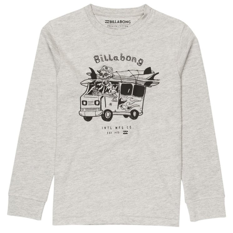 ЛОНГСЛИВ  Billabong SURF TRIP LS TEE BOY GREY HEATHER