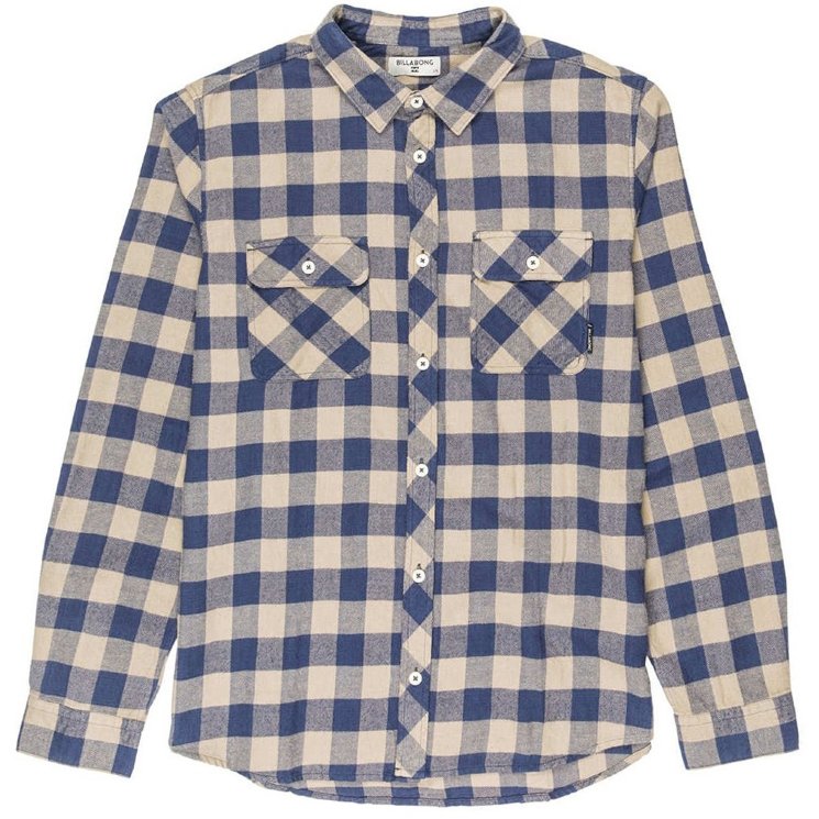 РУБАШКА  Billabong ALL DAY FLANNEL LS LIGHT KHAKI