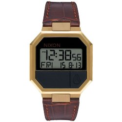 ЧАСЫ  Nixon RE-RUN LEATHER BROWN CROC