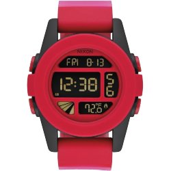 ЧАСЫ  Nixon Unit RED FADE
