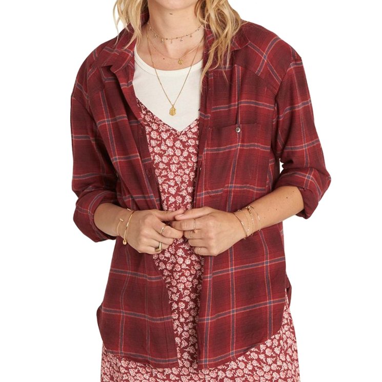 РУБАШКА  Billabong WANDER WARRIOR MYSTIC MAROON